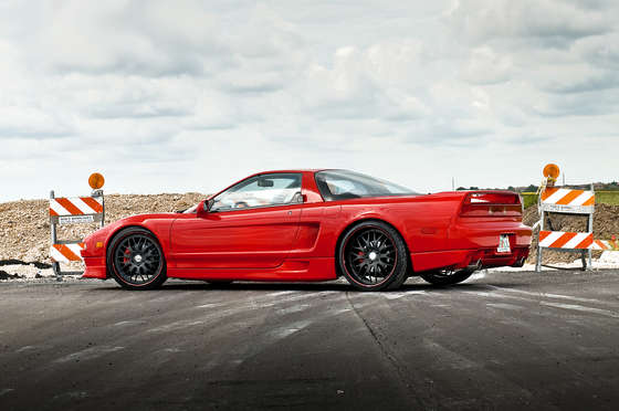 Coches japoneses frescos Acura NSX.