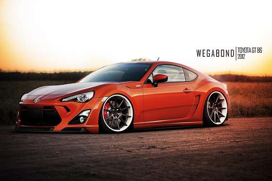 Awesome tuned Toyota GT86.