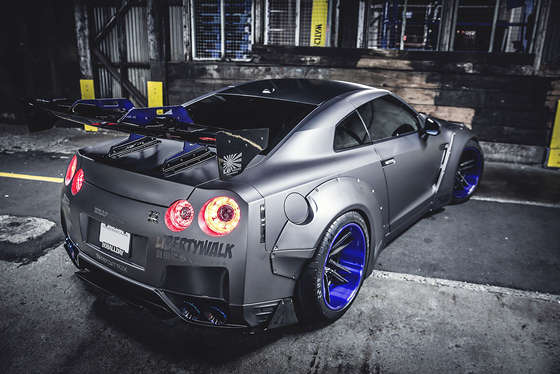 Tuned Nissan GT-R.