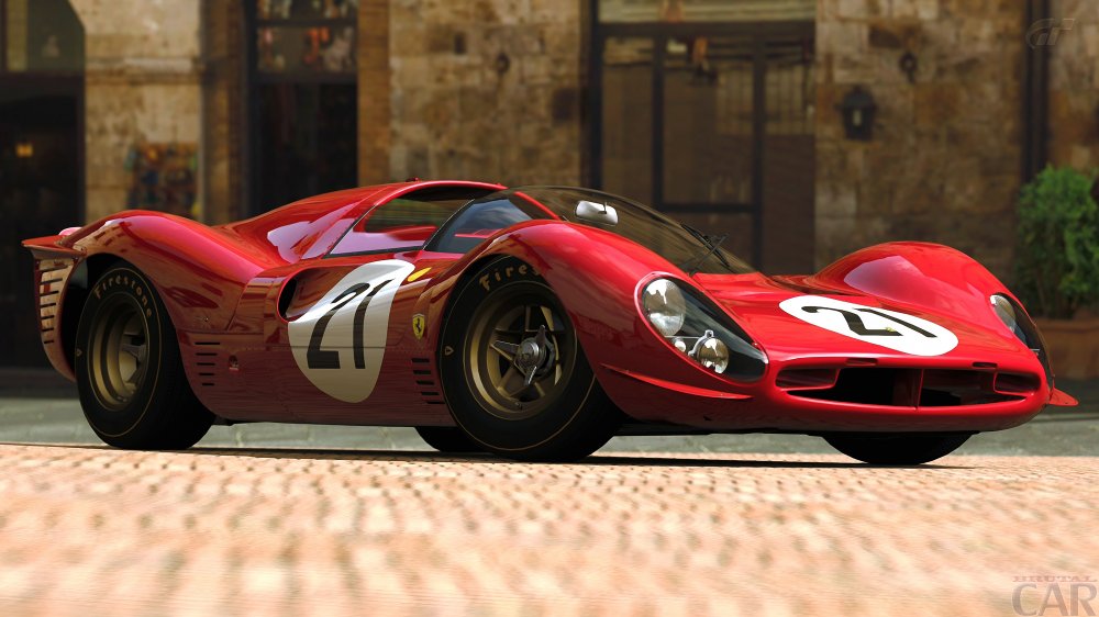 Photo cars incomparable grand and several avant-garde appearance, referred to as the Ferrari 330 P3.