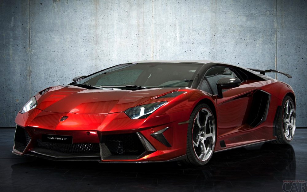 Beau fond d'écran avec de belles voitures de luxe Lamborghini Aventador.