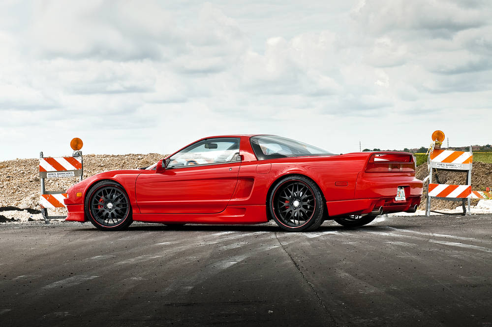 Coches japoneses frescos Acura NSX.