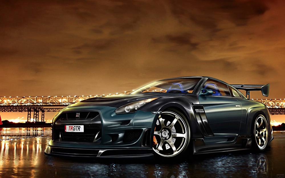 Sultry Nissan Skyline GT-R.