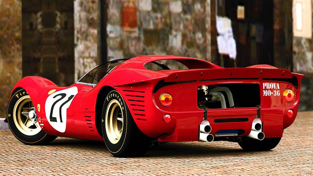 Spor Ferrari 330 P4.