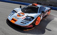 Foto con la caratteristica dinamica della vettura McLaren F1.