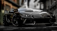 Foto agresiva coche Lamborghini Aventador LP700-4