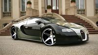 Lüks ve hızlı Bugatti Veyron.