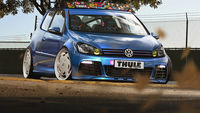 Volkswagen Golf V with a nice tuning.